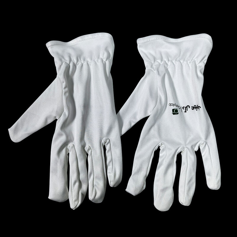 100% stofvrije microfiberhandschoenen. Juwelen en horloges Etiquette Arbeidsbescherming Werkhandschoenen